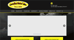 Desktop Screenshot of corneliusmotors.net