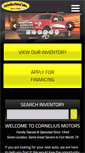 Mobile Screenshot of corneliusmotors.net